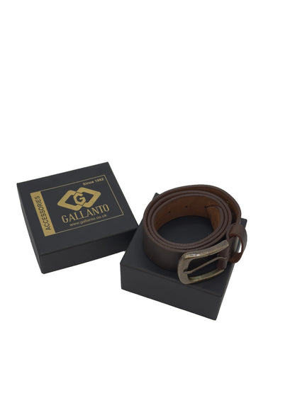 A Classic Plain Leather Belt for Men-Everyday Style and Comfort