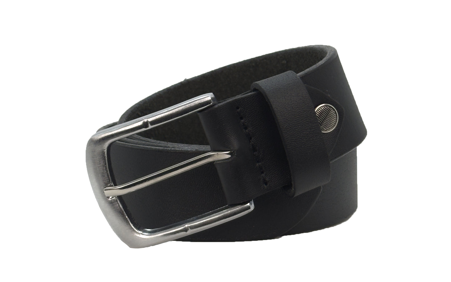 a classic plain leather belt for men-everyday style and comfort