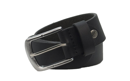 A Classic Plain Leather Belt for Men-Everyday Style and Comfort