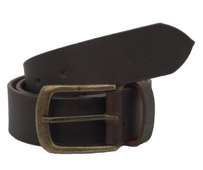 A Classic Plain Leather Belt for Men-Everyday Style and Comfort