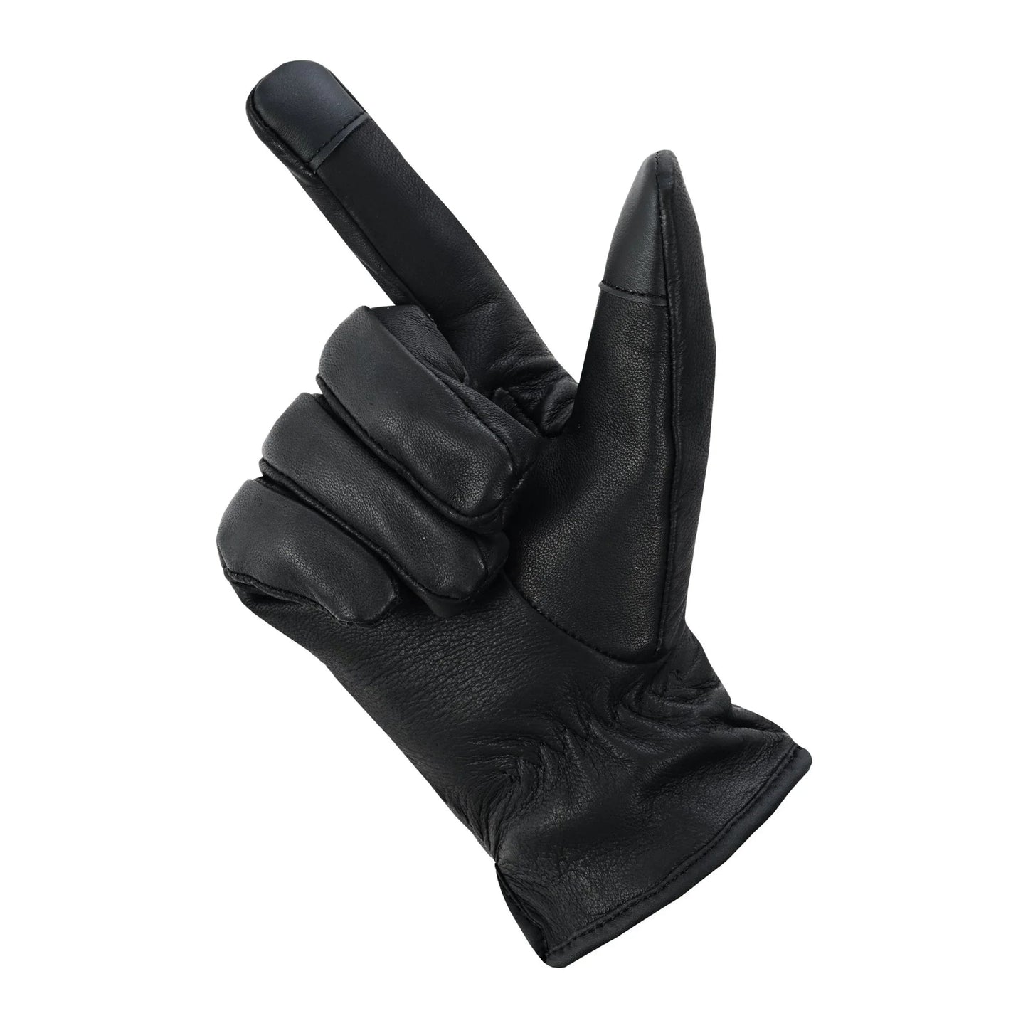 leather gloves – premium cashmere lined touchscreen fashion gloves