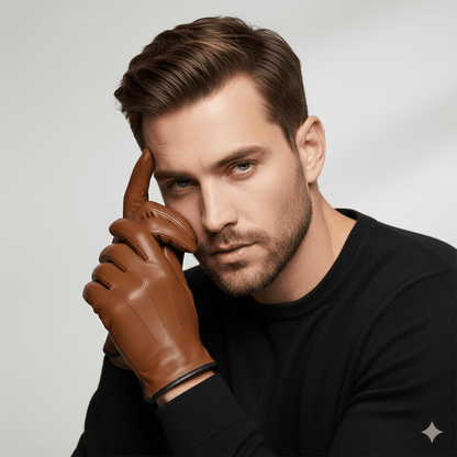 Leather Gloves – Premium Cashmere Lined Touchscreen Fashion Gloves