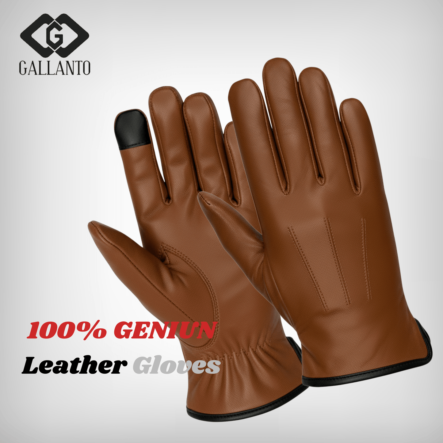 leather gloves – premium cashmere lined touchscreen fashion gloves