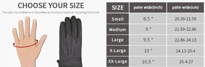 Leather Gloves – Premium Cashmere Lined Touchscreen Fashion Gloves