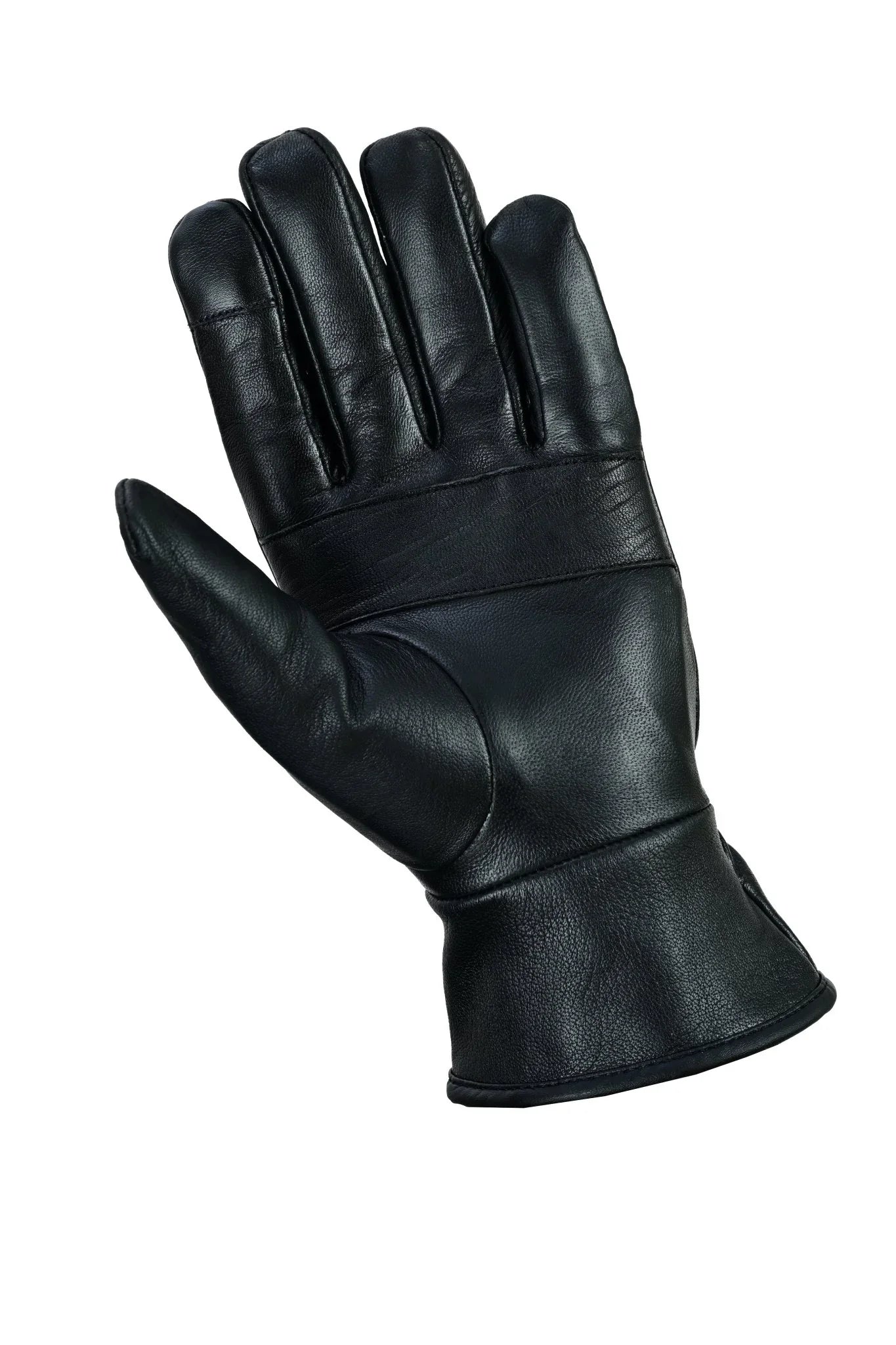 leather gloves – soft sheepskin fleece lined touchscreen winter wear
