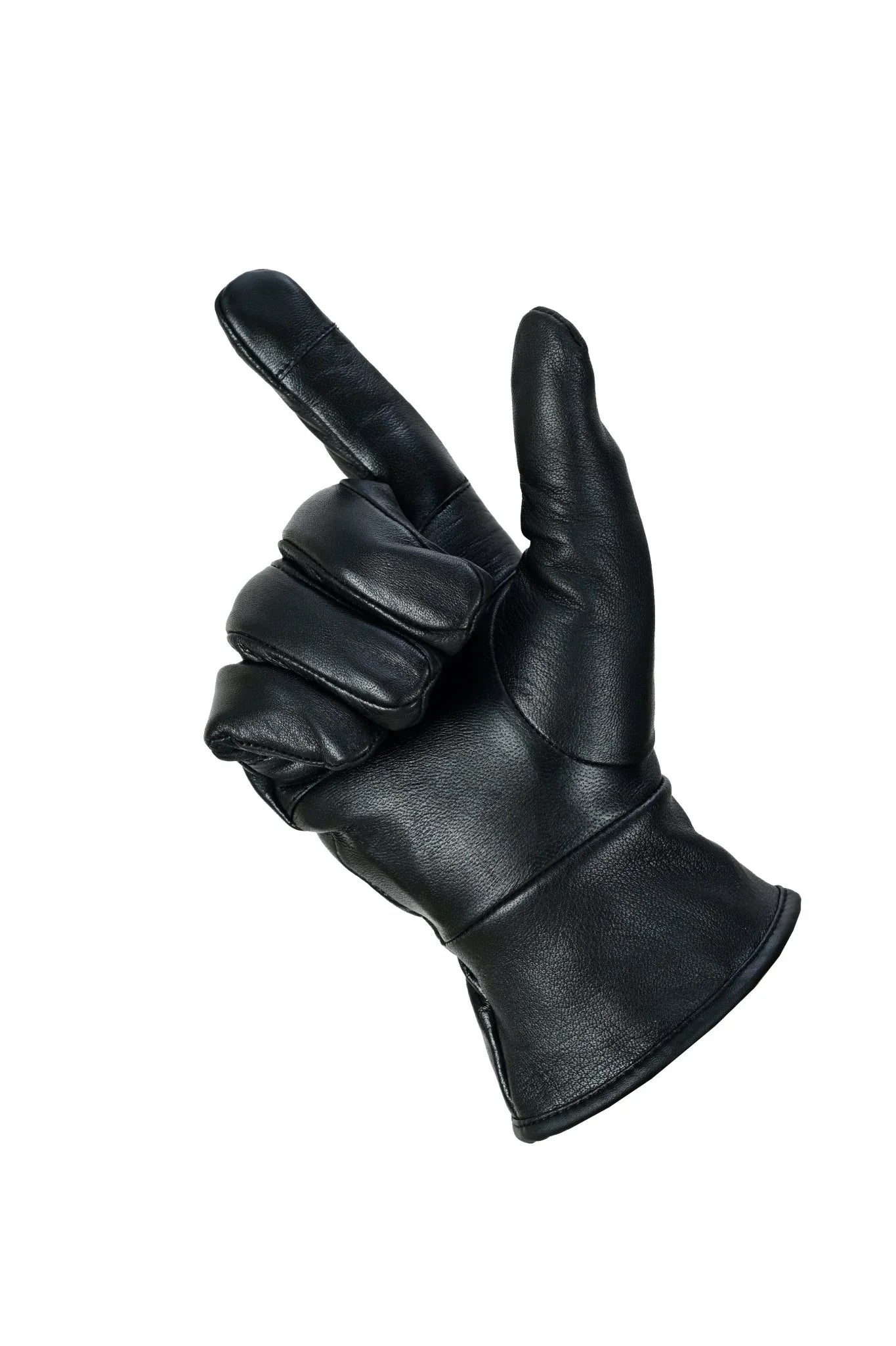 leather gloves – soft sheepskin fleece lined touchscreen winter wear