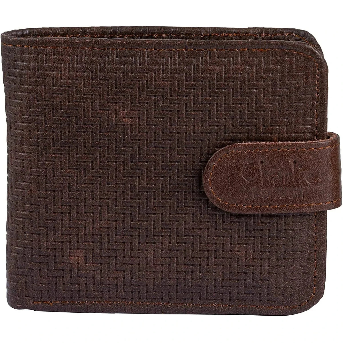 leather wallet rfid trifold genuine men's wallet with gift box