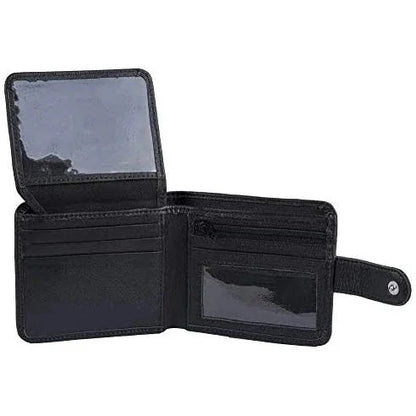 Leather Wallet RFID Trifold Genuine Men's Wallet with Gift Box