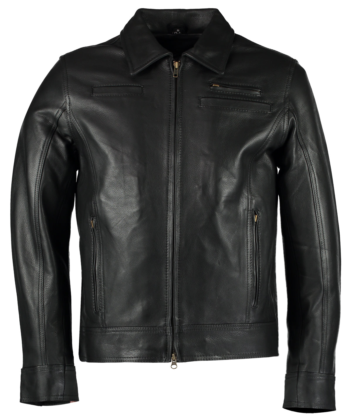 real leather jacket – looper inspired cowhide jacket