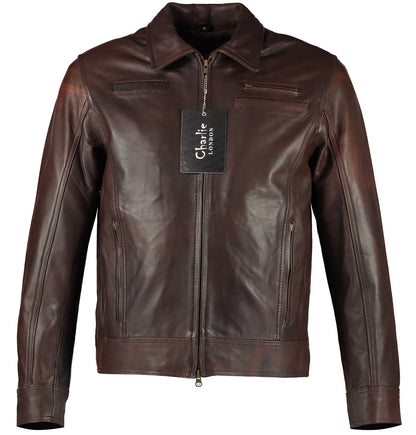 Real Leather Jacket – Looper Inspired Cowhide Jacket