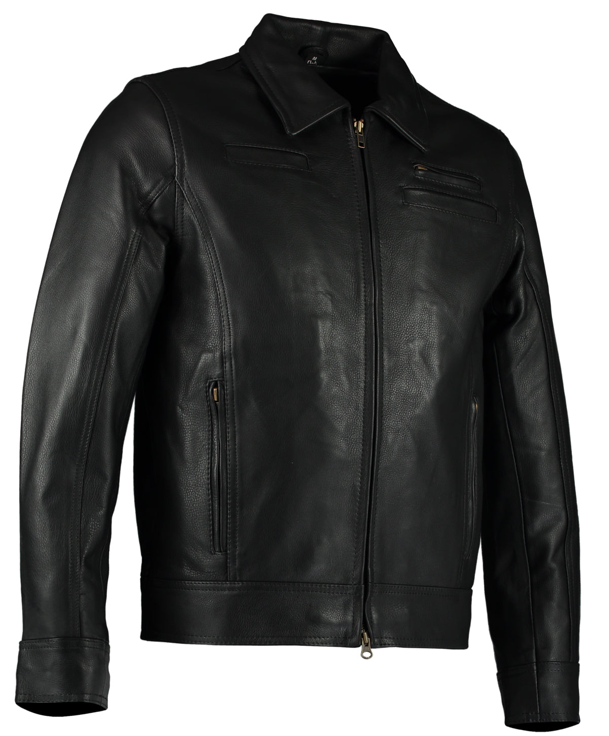 real leather jacket – looper inspired cowhide jacket