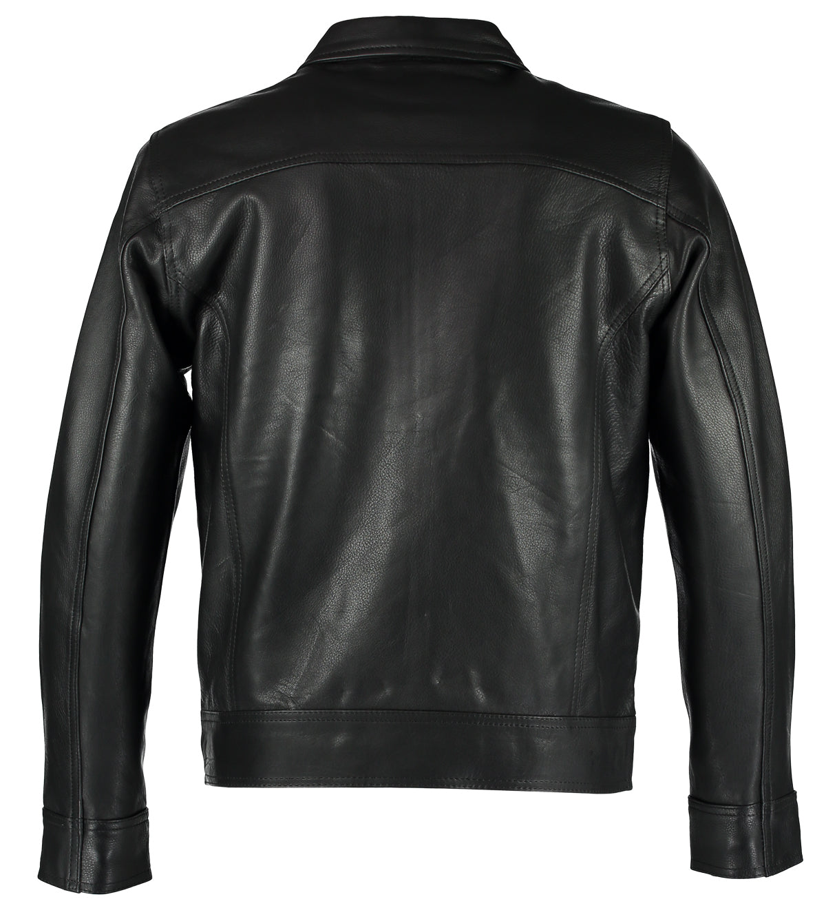 real leather jacket – looper inspired cowhide jacket
