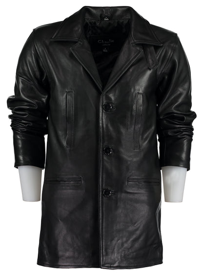 Mens Leather Clothing – Max Payne Inspired Leather Coat