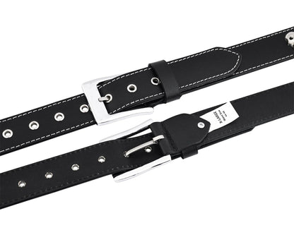 Men's Belts Genuine Leather Westren Skull Style Belt