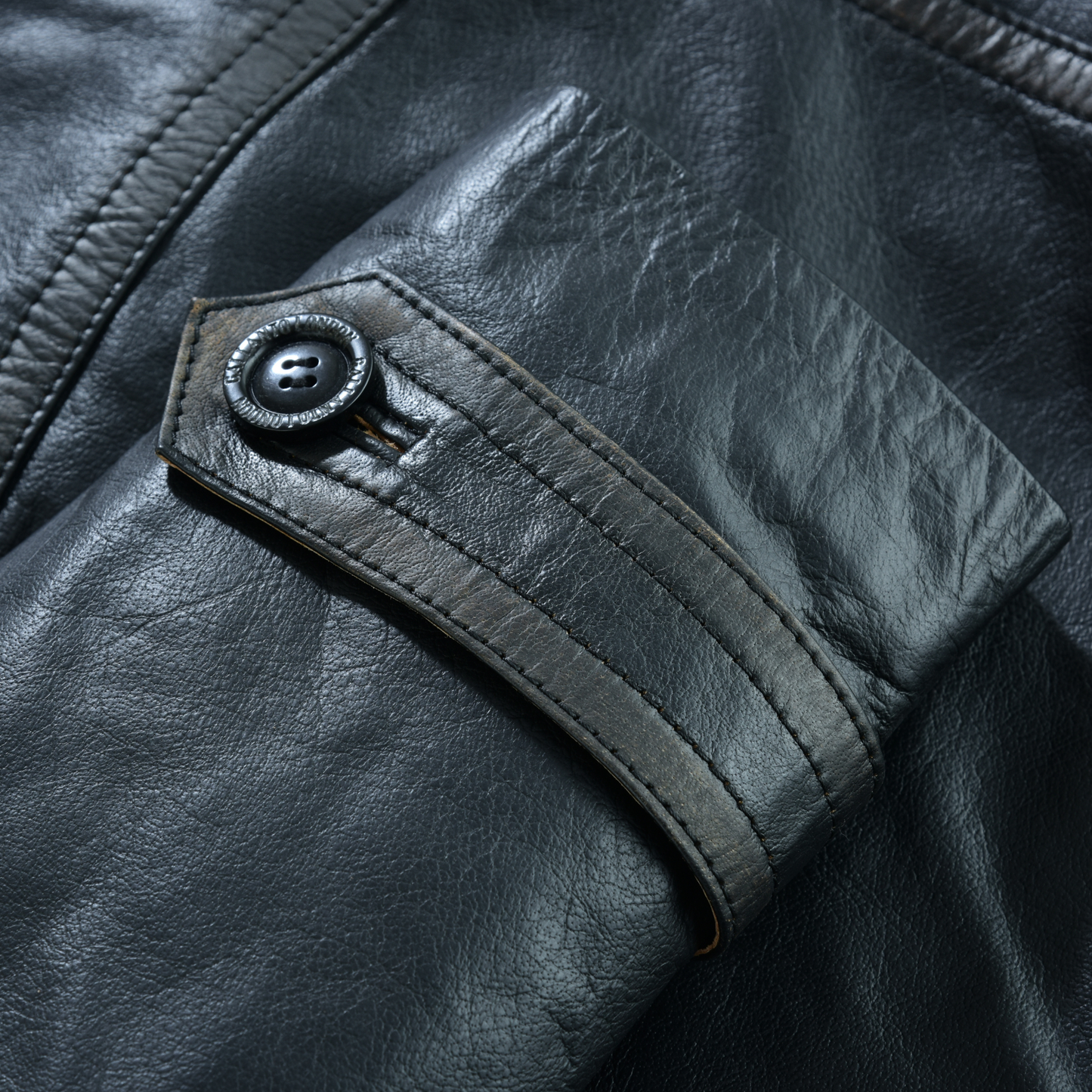 men's double breasted dr. who kriegsmarine leather blazer jacket