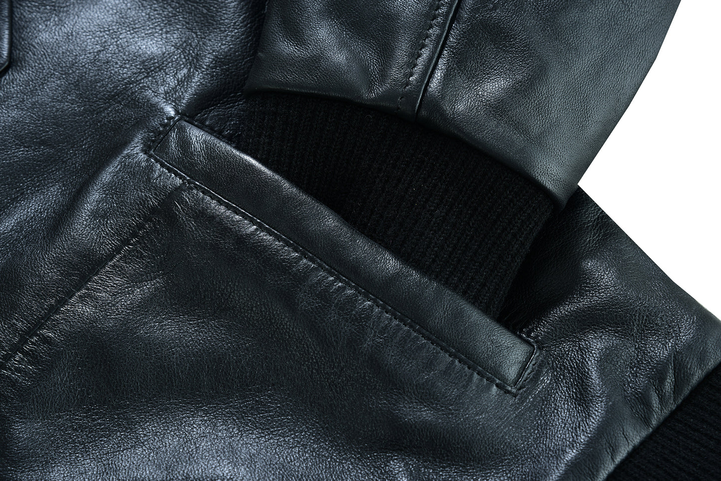 bristol leather bomber jacket for men premium cowhide leather
