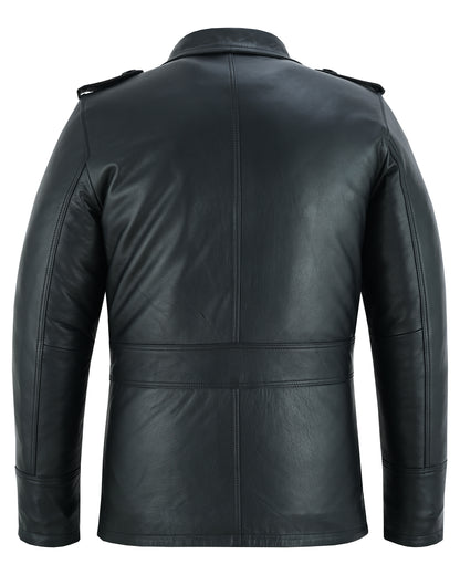 Aberdeen Men's Leather Smart Casual Coat
