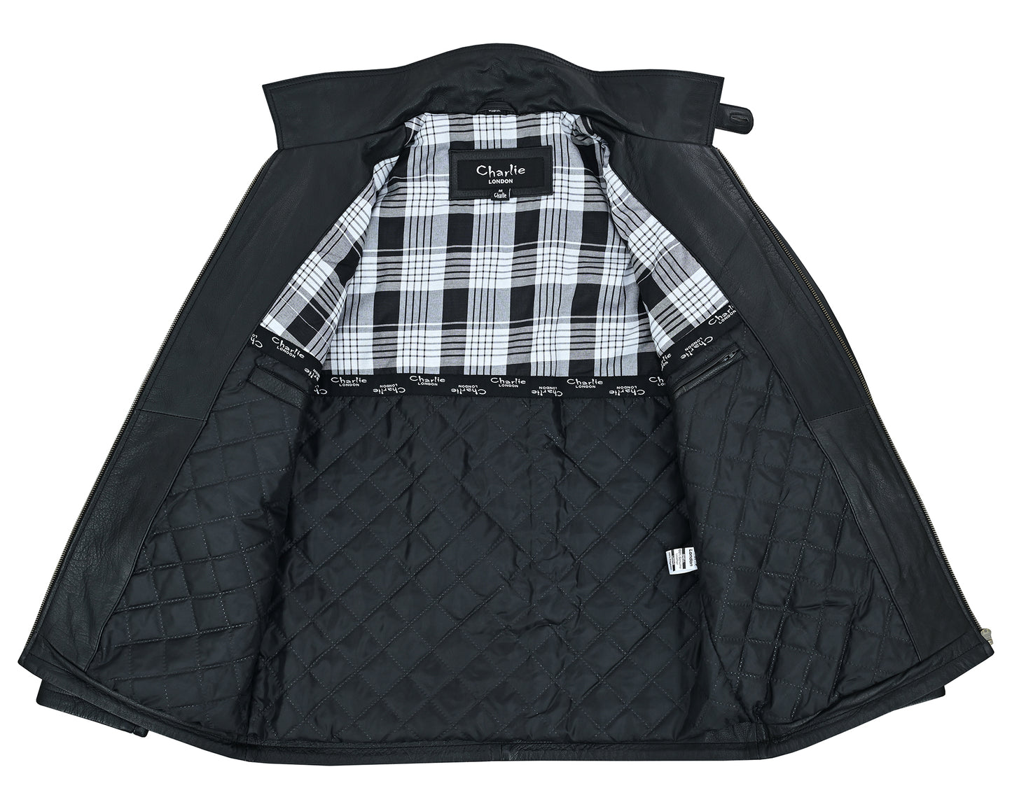 aberdeen men's leather smart casual coat