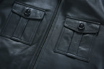 Aberdeen Men's Leather Smart Casual Coat
