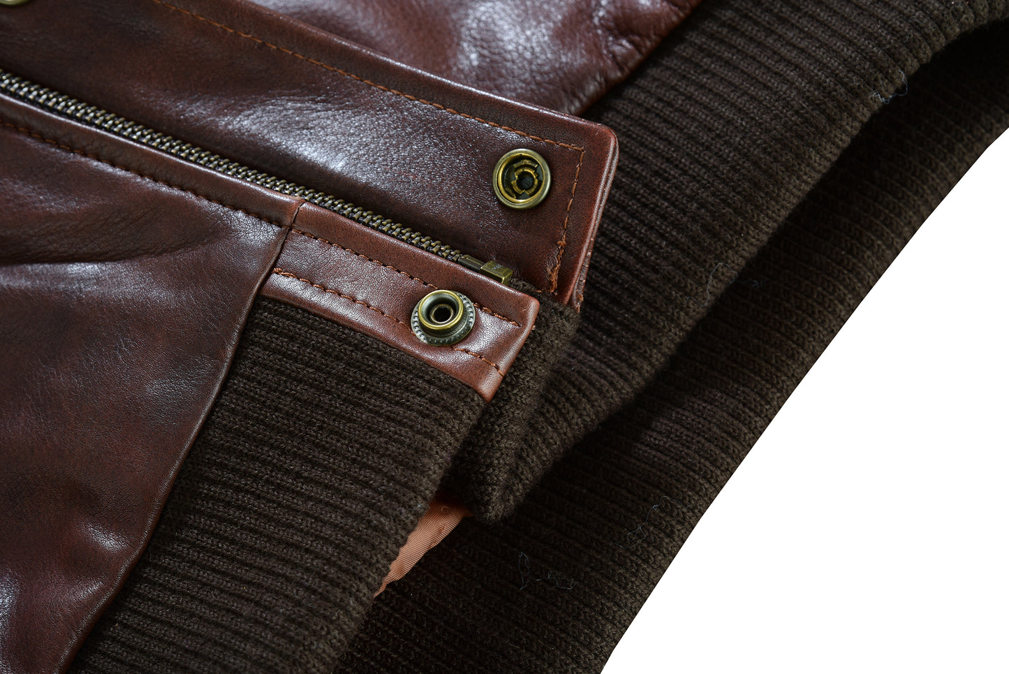 bristol leather bomber jacket for men premium cowhide leather