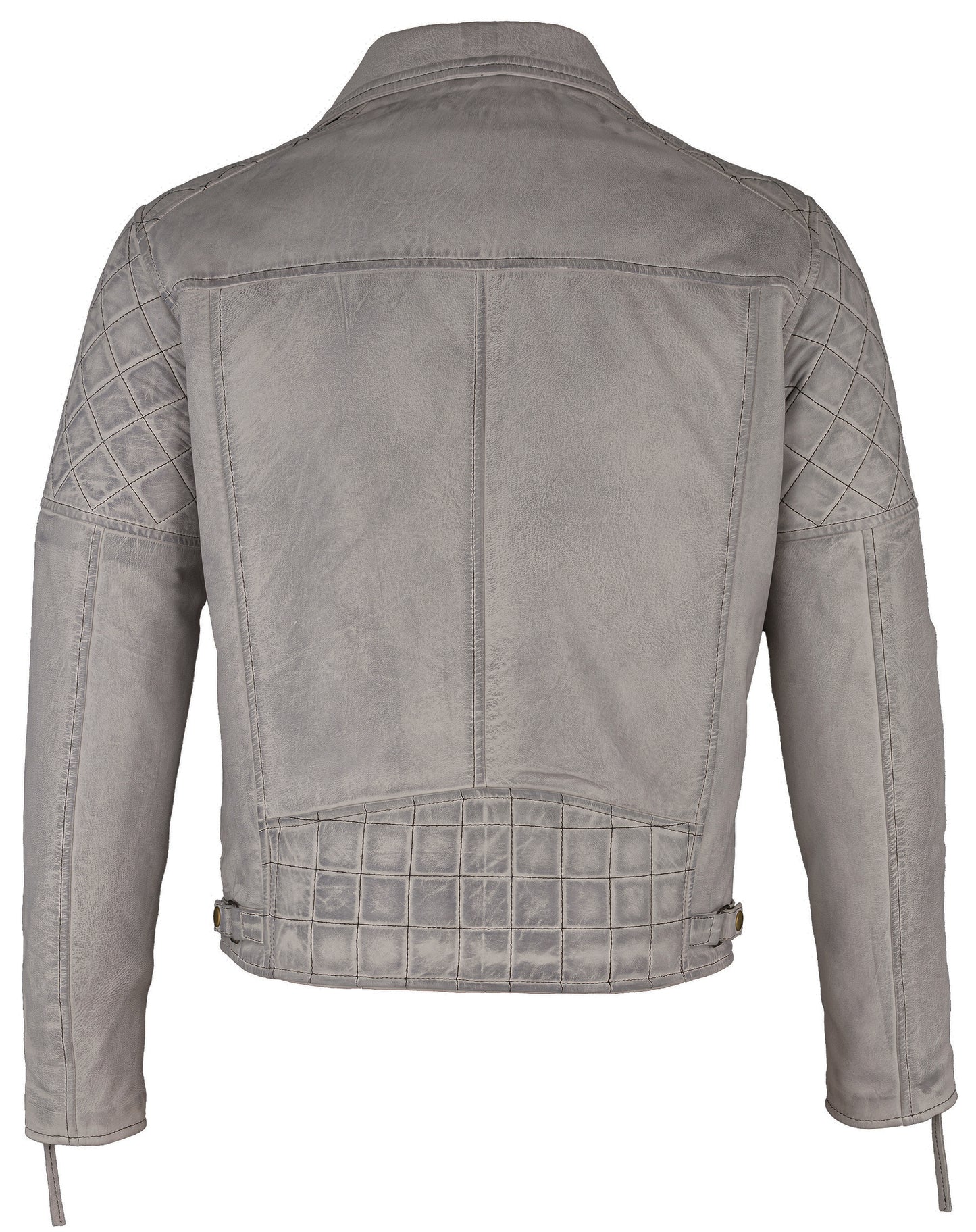 real leather jacket – ashwood diamond quilted biker jacket