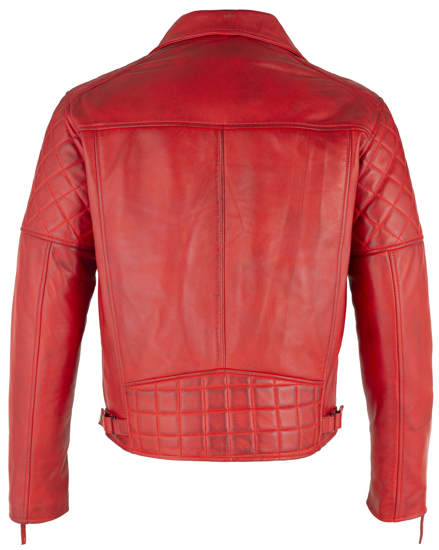 real leather jacket – ashwood diamond quilted biker jacket