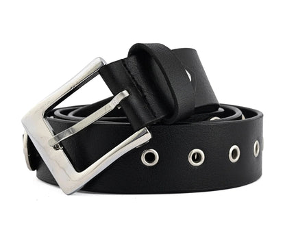Mens Belts Genuine Leather Western Concho Biker Belt