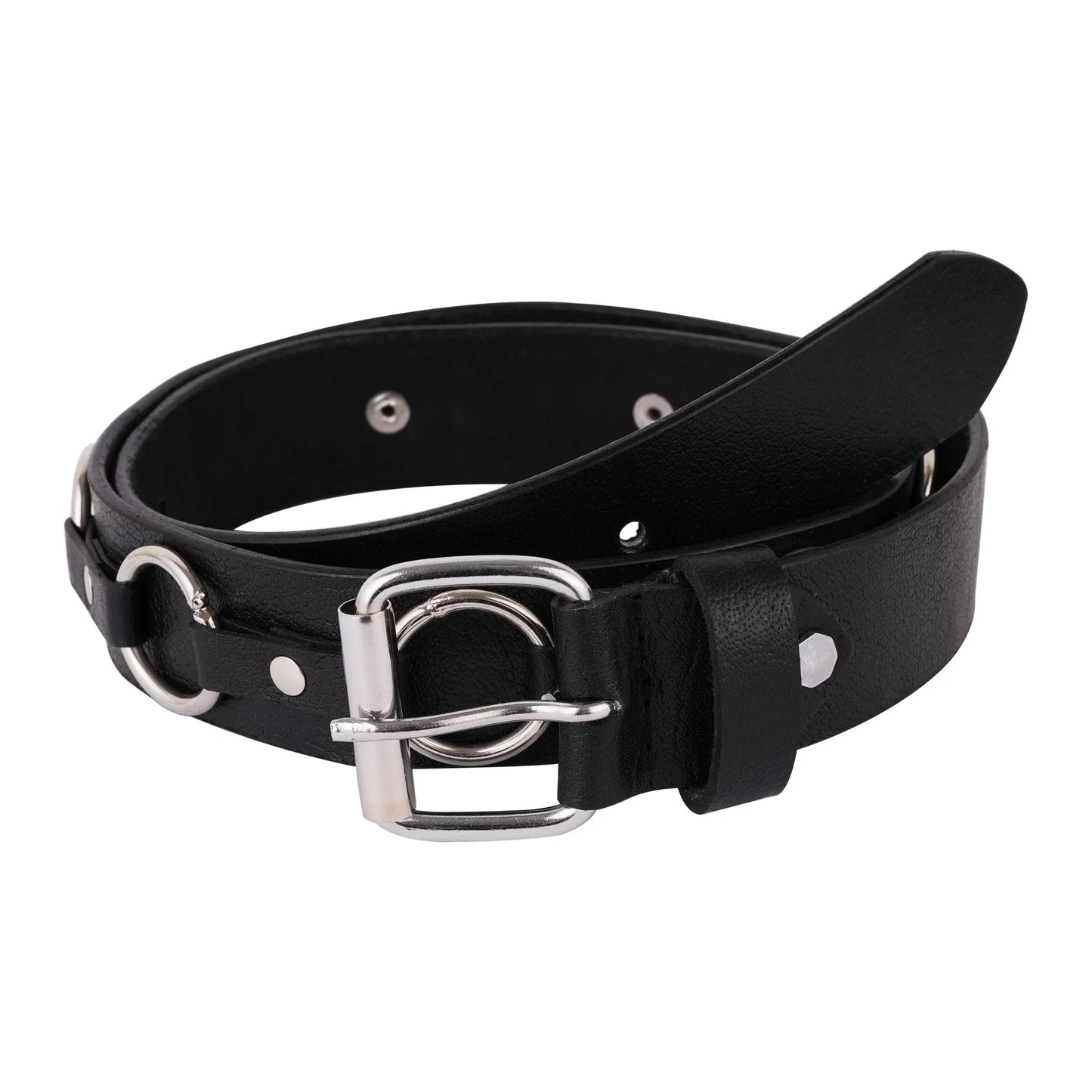 mens belts for jeans-genuine leather o-ring style belt