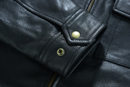 Men's Leather Jackets Colchester Smart Casual Leather Coat