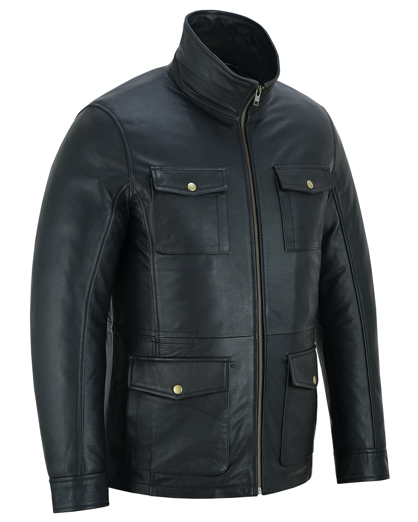 men's leather jackets colchester smart casual leather coat