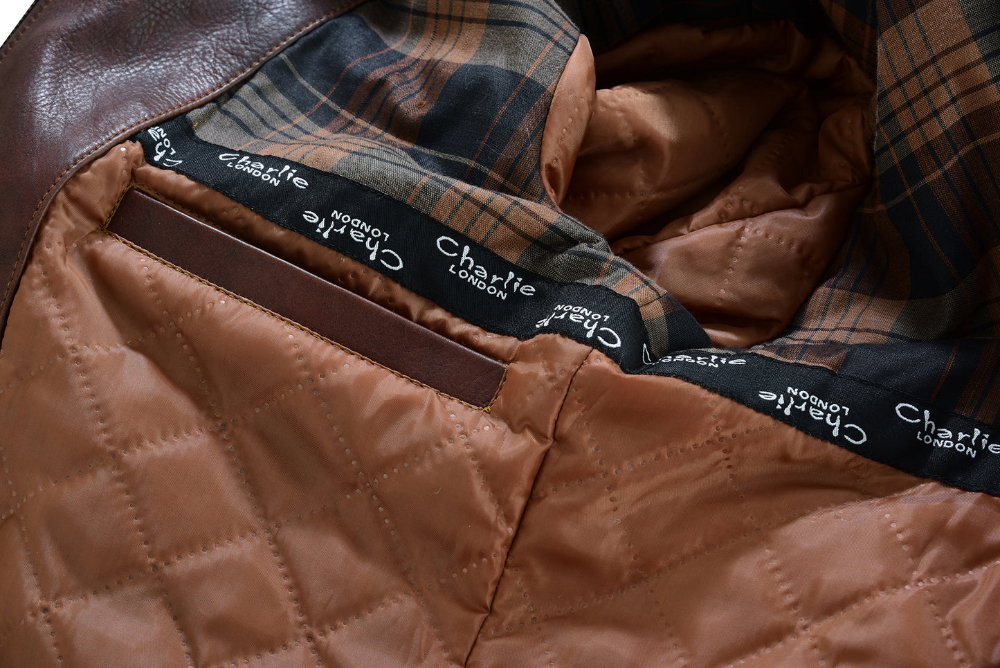 aberdeen men's leather smart casual coat
