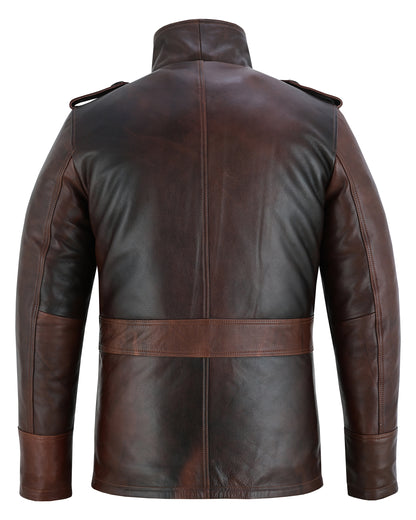 Aberdeen Men's Leather Smart Casual Coat