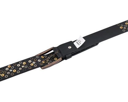 Studded Belt Genuine Leather Multi Rivert Belt for Jeans by Gallanto