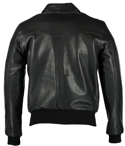 Leather Bomber Jacket The Deal Genuine Cowhide Jacket for Men