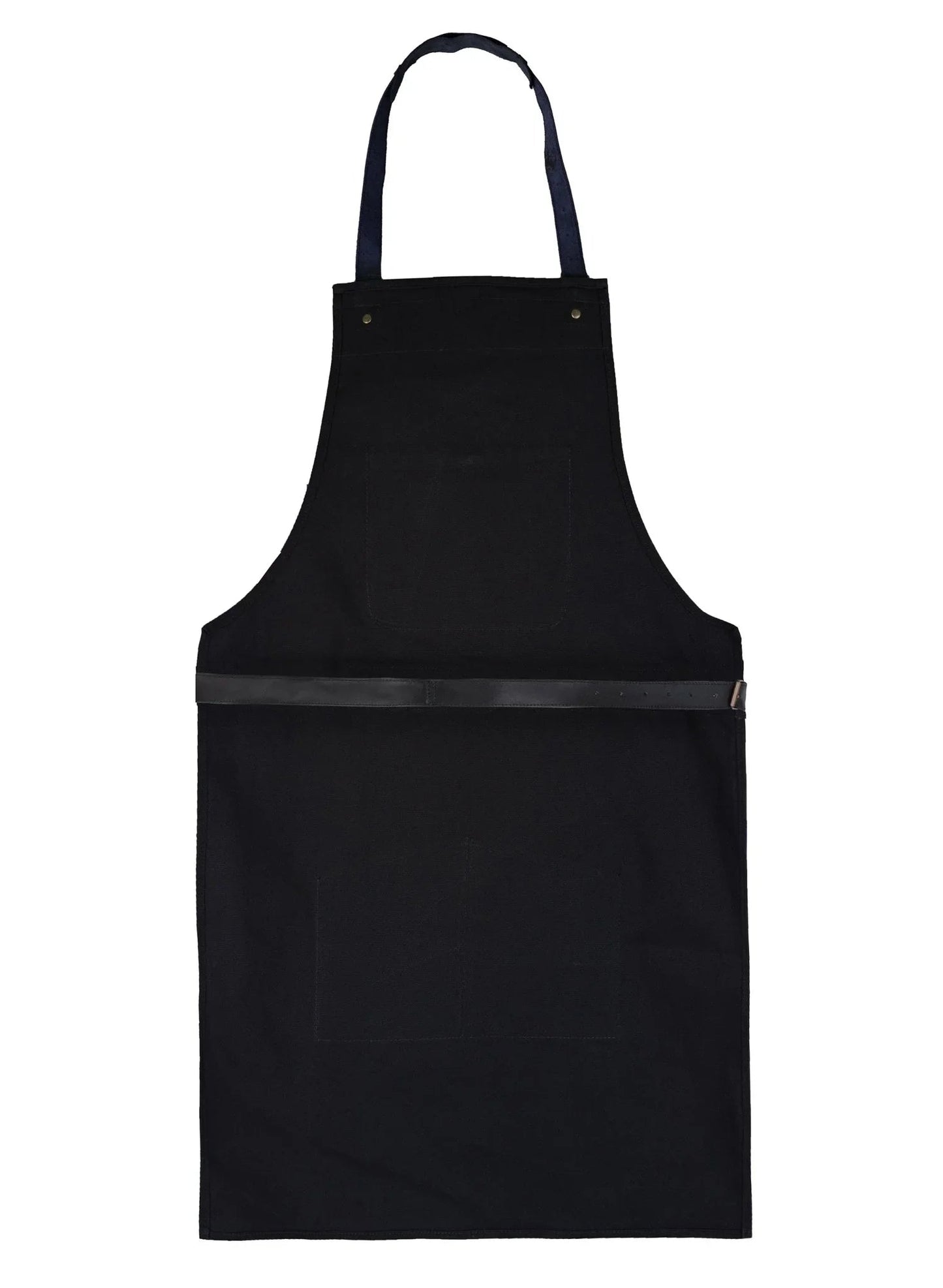 bbq, blacksmith, grill, woodwork, chef, butcher canvas apron with leather straps -