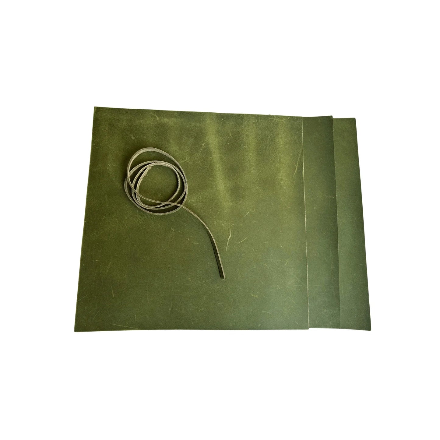 premium genuine leather sheets 3-pack with leather cord for crafts