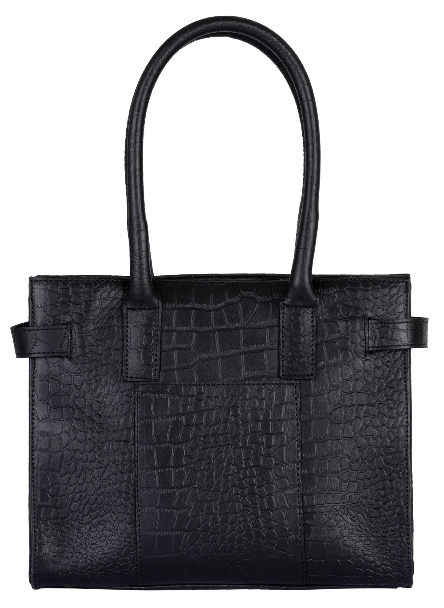 belfast crocodile embossed leather tote bags for women -