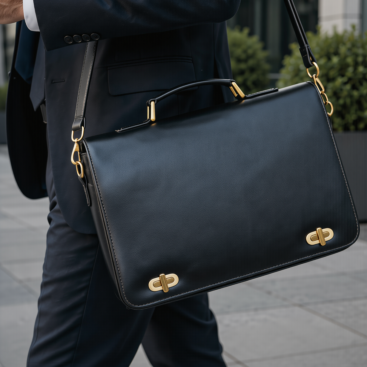 leather laptop macbook messenger bag – premium leather business bag