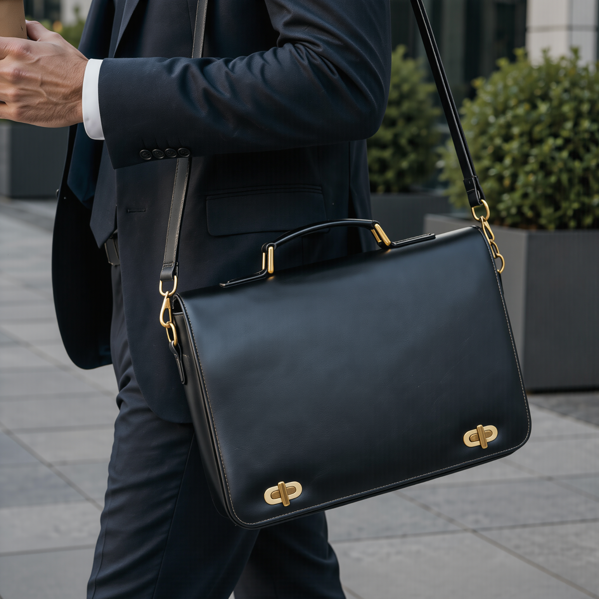 leather laptop macbook messenger bag – premium leather business bag