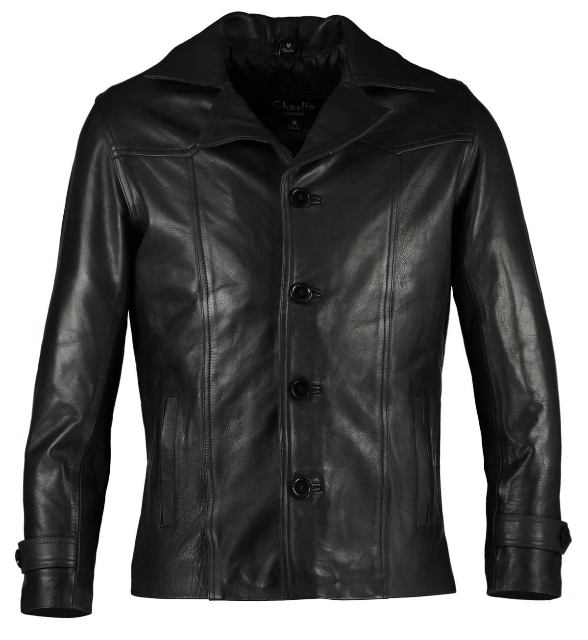mens leather jackets – cowhide heist antique long coat