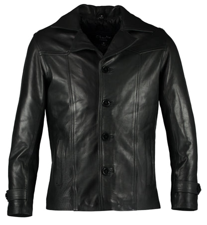 Mens Leather Jackets – Cowhide Heist Antique Long Coat