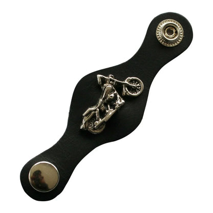 Leather Vest Extenders Plain & Badge Style for Motorcycle Vests