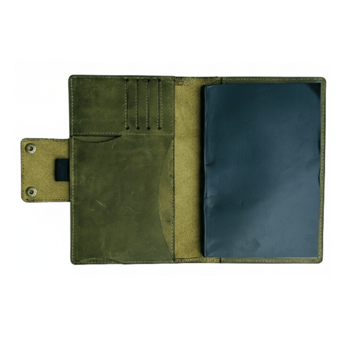 premium leather notebook cover | refillable a5 journal cover & diary