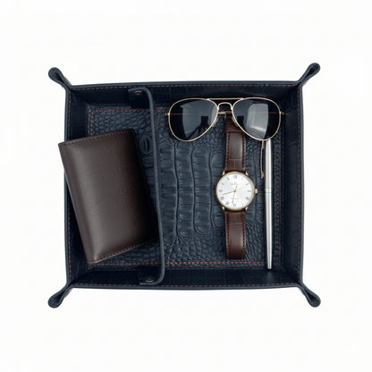 Leather Desk Organiser for a Smart and Clutter-Free Workspace