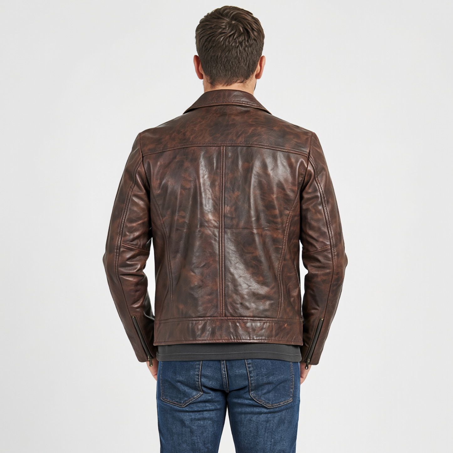 drifter men's leather jackets drifter italian cowhide leather jacket