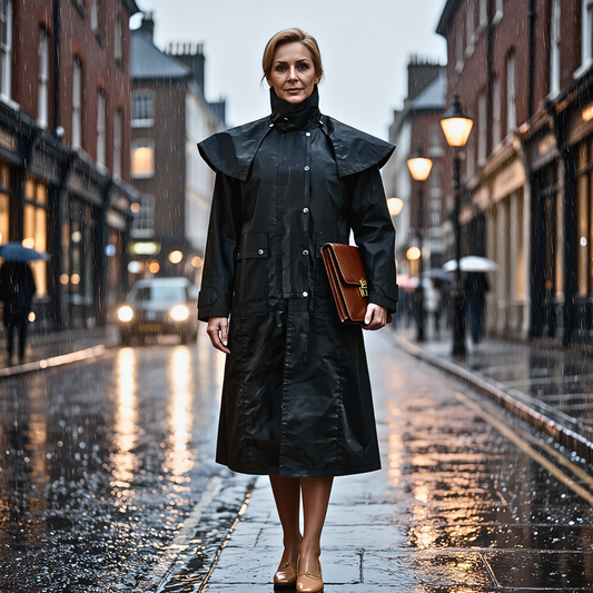 Long Coat Women – Premium Waterproof Full-Length Rain Coat