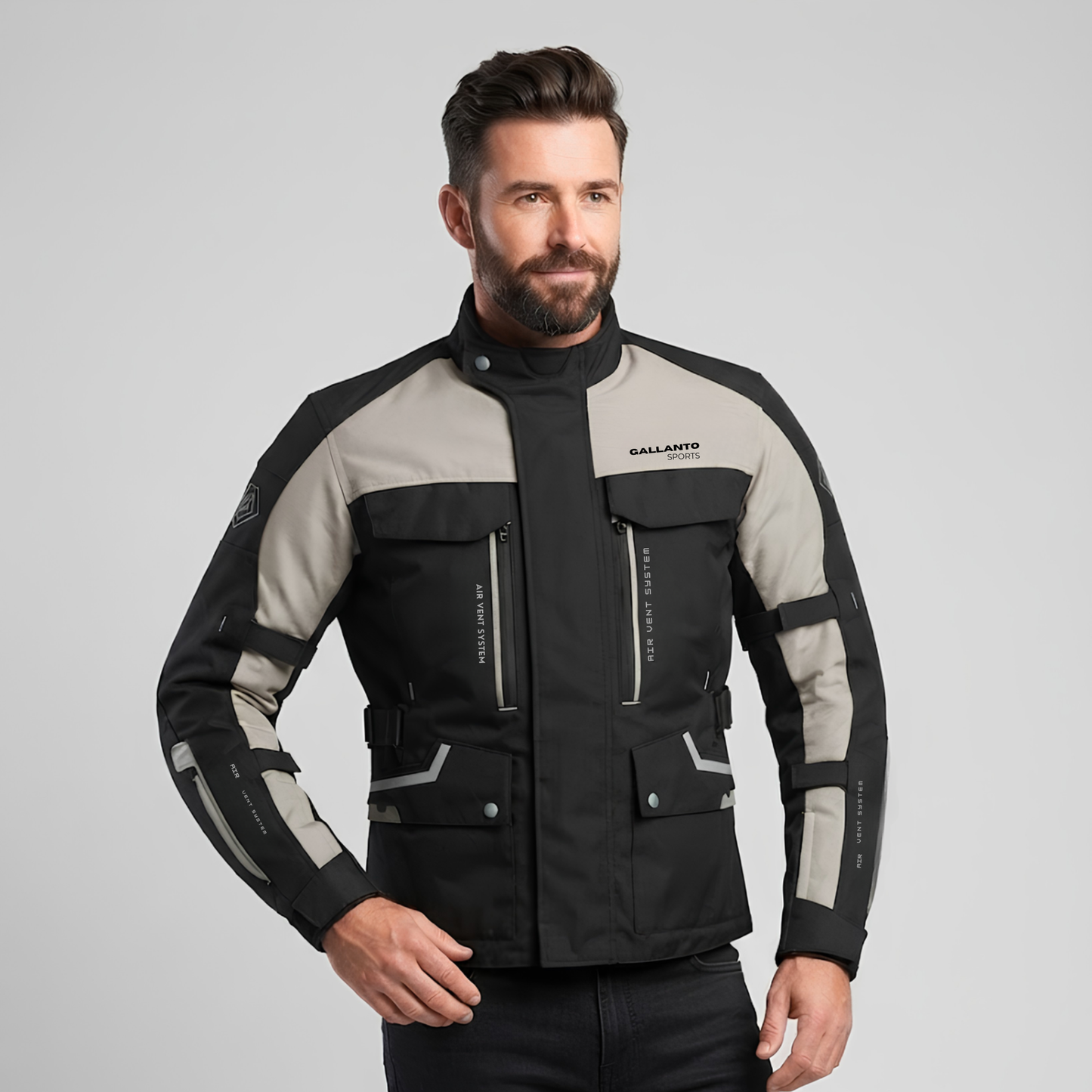 textile motorcycle jacket waterproof ce armoured touring jacket