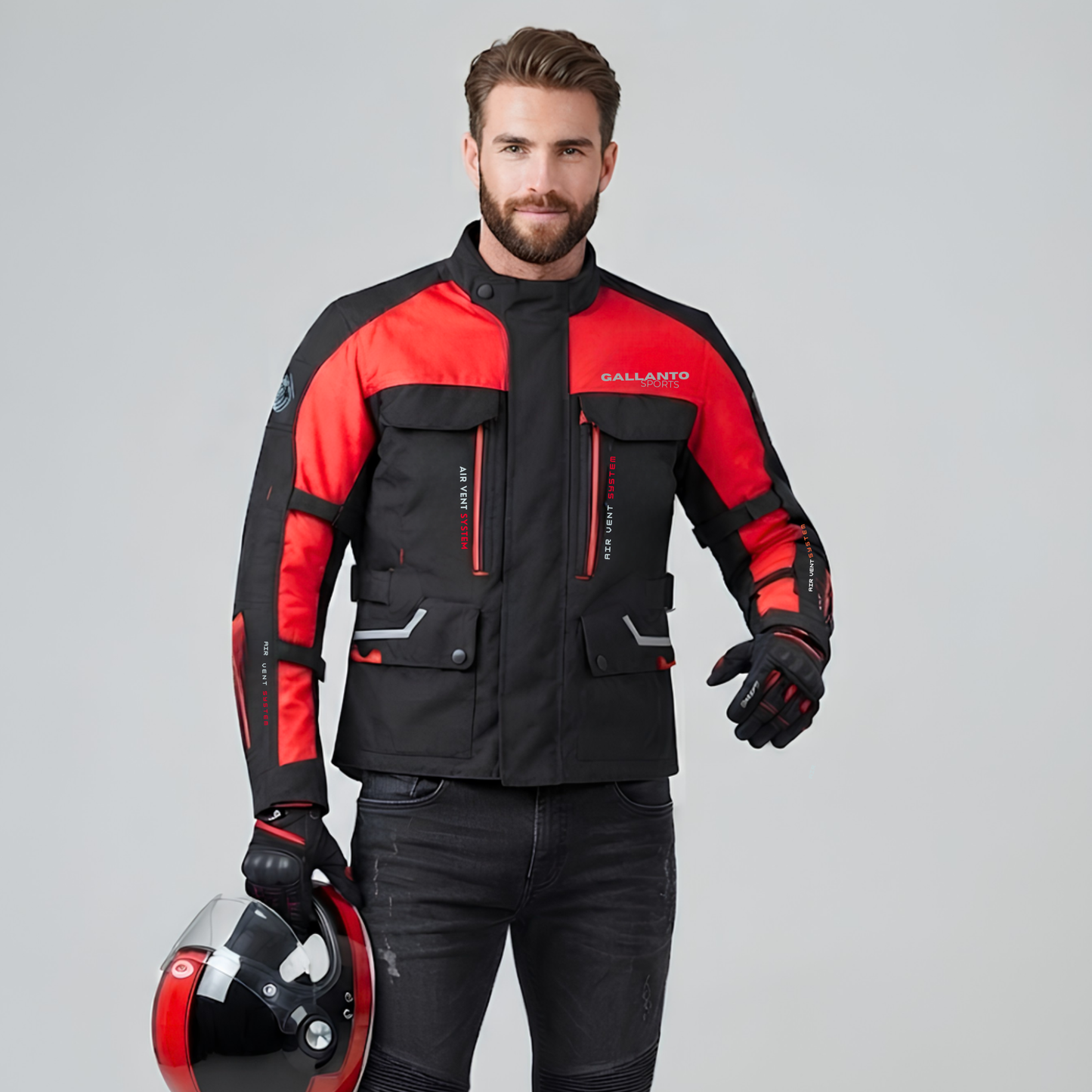 textile motorcycle jacket waterproof ce armoured touring jacket