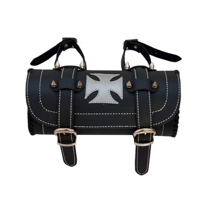 Motorbike Tool Bag with Iron Cross Design for Motorcycle Storage