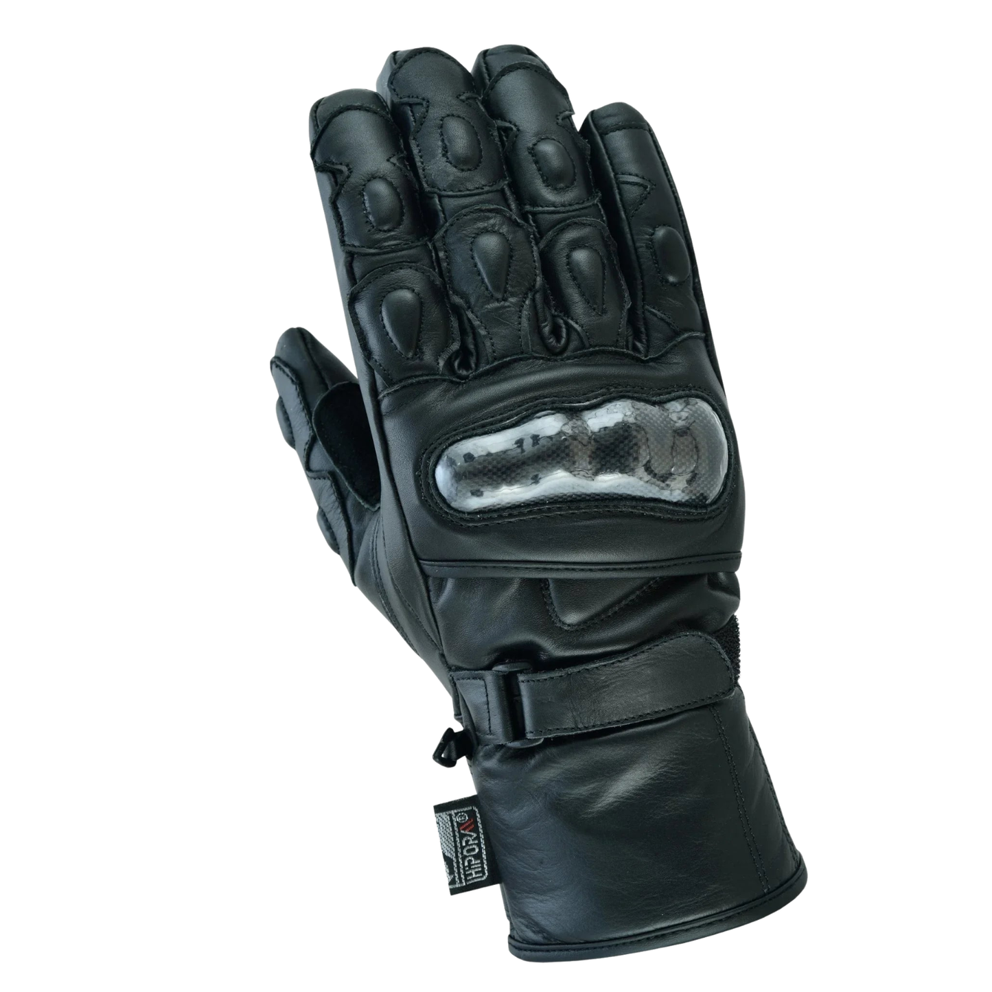 motorcycle gloves premium leather with carbon knuckle armour